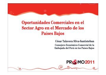 Oportunidades Comerciales en el Sector Agro en el ... - Siicex