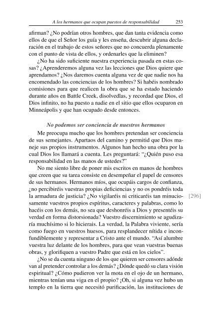 Testimonios para los Ministros (1979) - Ellen G. White Writings