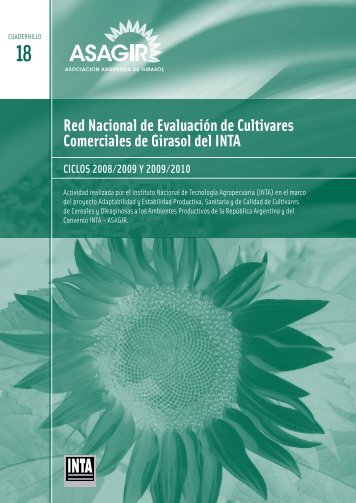 Red Nacional de Evaluación de Cultivares Comerciales de ... - Asagir