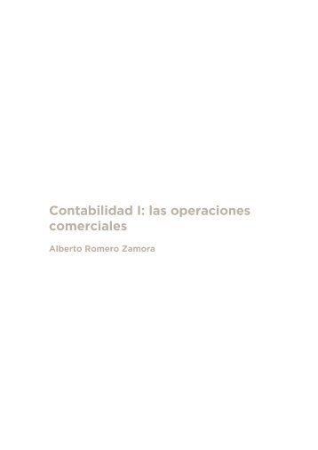 Contabilidad I: las operaciones comerciales - Librería - Fundación ...