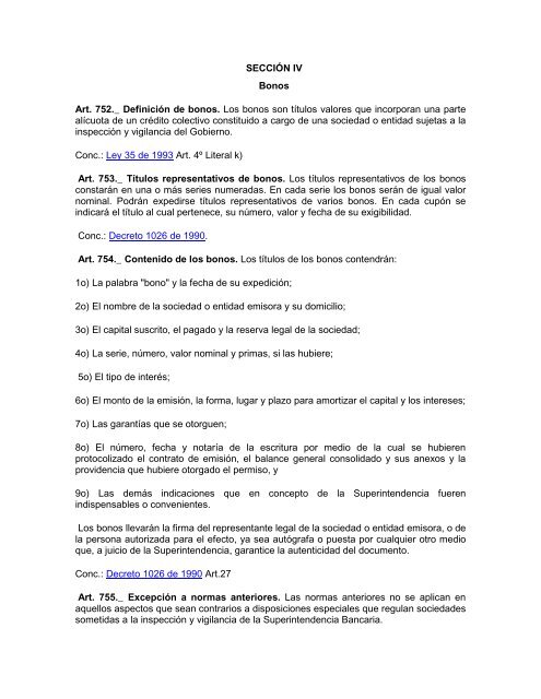 CODIGO DE COMERCIO DE COLOMBIA - Cámara de Comercio del ...