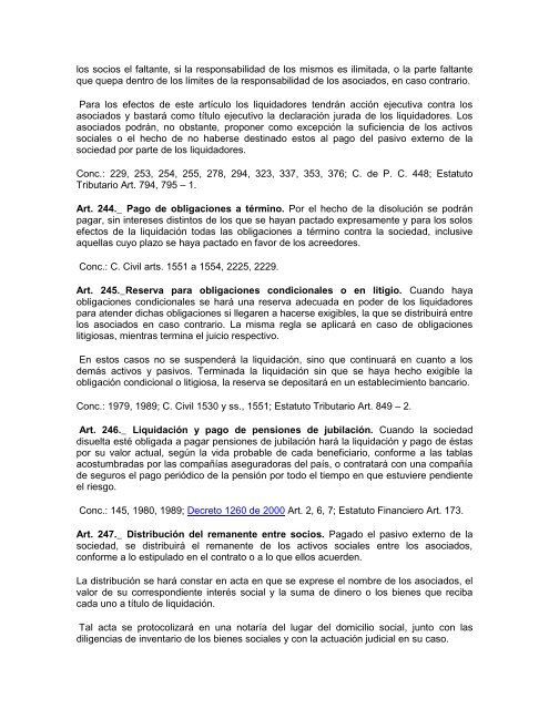 CODIGO DE COMERCIO DE COLOMBIA - Cámara de Comercio del ...