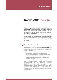 NATURAMIA® Garantía - Levantina