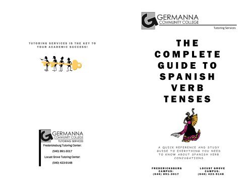 the complete guide to spanish verb tenses - Germanna Community ...