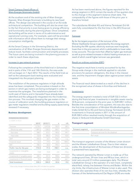 Wiener Stadtwerke Annual Report 2012