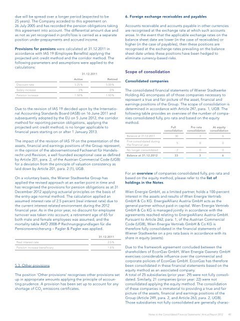 Wiener Stadtwerke Annual Report 2012