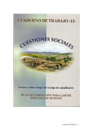 Diócesis de Burgos. Plan de formación para laicos. Cuaderno 12
