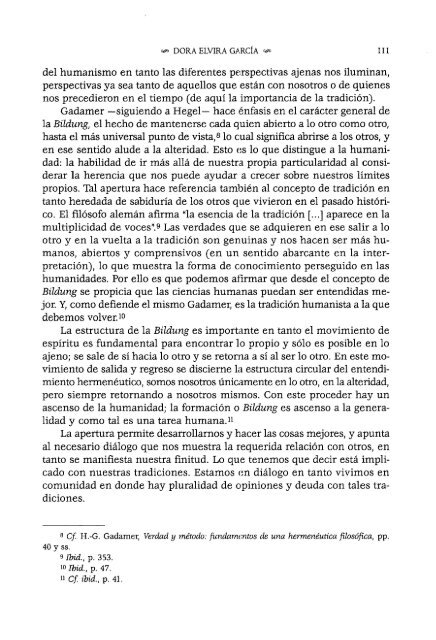 gadamer humanista - Repositorio de la Facultad de Filosofía y ...