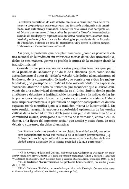 gadamer humanista - Repositorio de la Facultad de Filosofía y ...