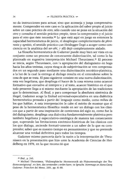 gadamer humanista - Repositorio de la Facultad de Filosofía y ...