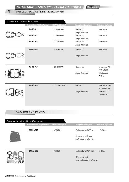 engine - motor - Trading Parts Corp