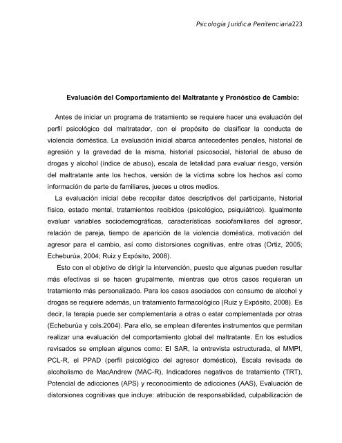 ESTADO DEL ARTE EN PSICOLOGIA: APORTES DESDE ... - Inicio