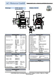 TDB - ACA 132 SA-4 - AC-Motoren GmbH