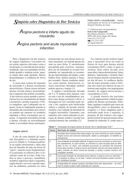 Angina pectoris e infarto agudo do.pmd - AMRIGS