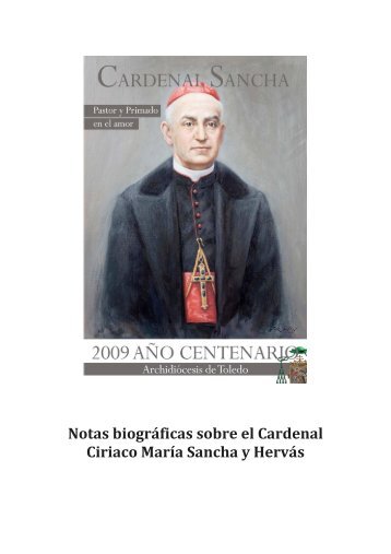 Biografía Cardenal Sancha - Seminario Menor Santo Tomás de ...
