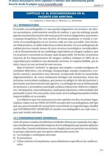 CAPITULO 14 - Asociación Española de Imagen Cardíaca