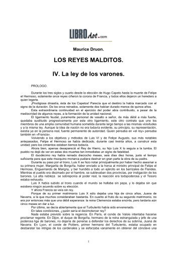 Los Reyes Malditos 4 - La ley de los varones