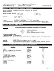 MSDS for Simple Green All-PurposeCleaner
