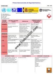 Fichas Internacionales de Seguridad Química - TraficoADR