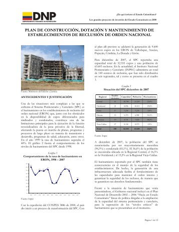 PLAN DE CONSTRUCCIÓN, DOTACIÓN Y MANTENIMIENTO ... - SPI