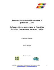 Informe Alterno LGBT ICCPR Colombia Diversa - Global Rights