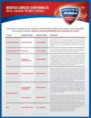 NUEVOS CURSOS DISPONIBLES - Acdelco.mx