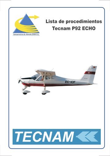 Lista de chequeo Tecnam P92 Echo