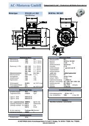 DB - ACA 90 L-4 IE2 - AC-Motoren GmbH