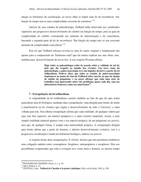 a obra científica e as bases axiomáticas da visão cósmica de pierre ...