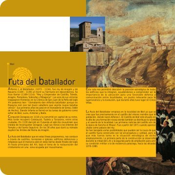 Folleto Ruta del Batallador - Comarca Cinco Villas