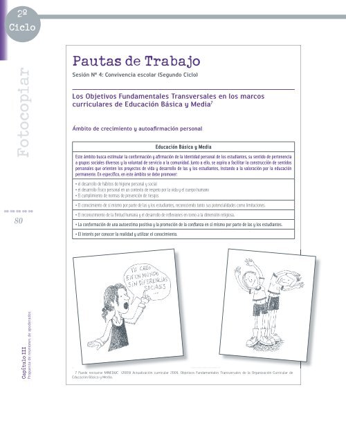 Manual del Profesor Jefe - Comunidad Escolar