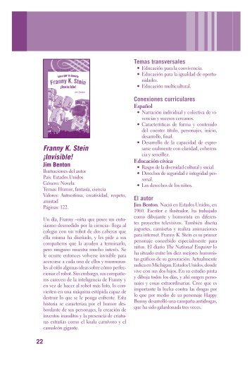 Franny K. Stein ¡Invisible! - Lectores en Red