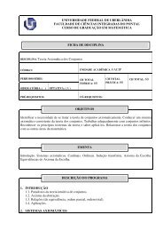 Teoria Axiomática dos Conjuntos - Faculdade de Ciências ...