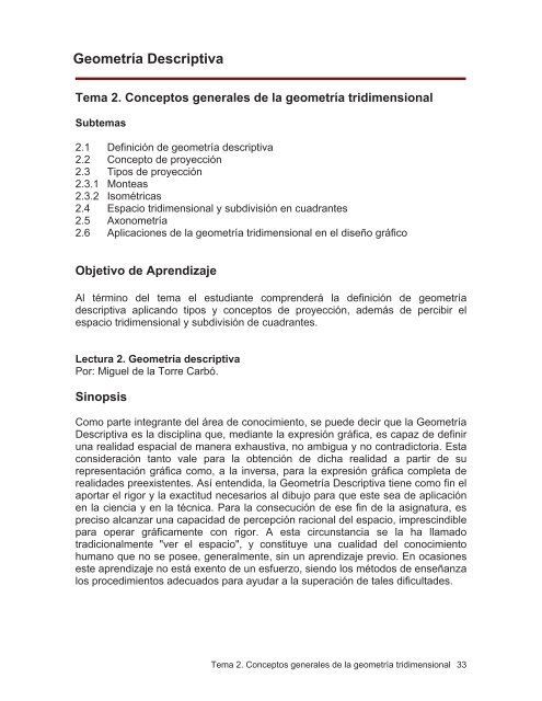 geometría descriptiva 2 - mate-fisica UNAM PREPA2