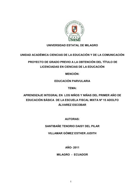 186 APRENDIZAJE INTEGRAL.pdf - Repositorio de la Universidad ...