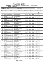 Rangliste A 3 Standard