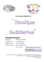 Saberes Indispensables Para El Primer Ciclo De La Mendoza Educa