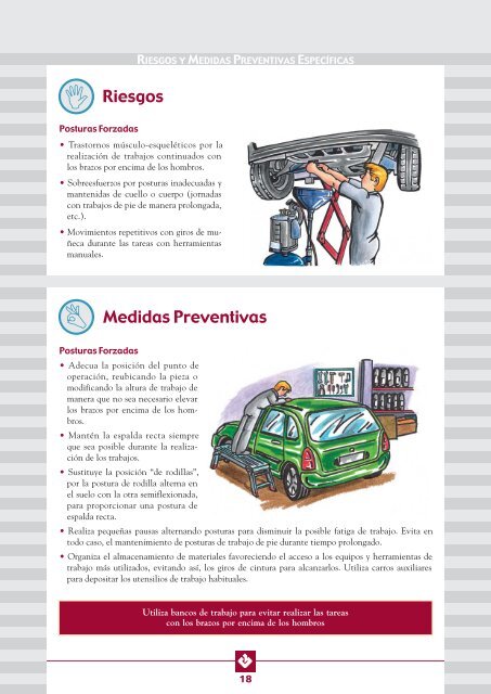 Manual de Seguridad y Salud en Talleres de Reparación ... - Fremap