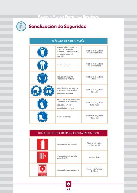 Manual de Seguridad y Salud en Talleres de Reparación ... - Fremap