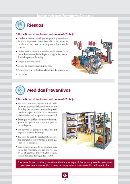 Manual de Seguridad y Salud en Talleres de Reparación ... - Fremap