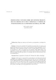 Prospecciones y estudios sobre arte rupestre prehistórico en ...