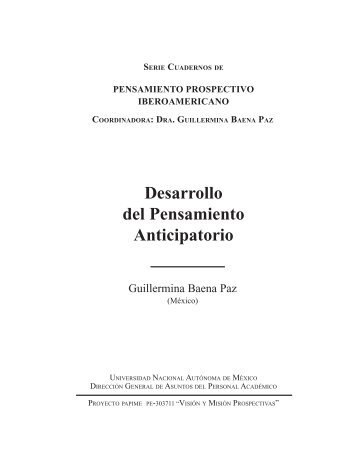 Desarrollo del Pensamiento Anticipatorio - Universidad Nacional ...