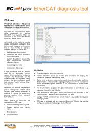 EtherCAT and Real-time Ethernet Services - acontis technologies ...