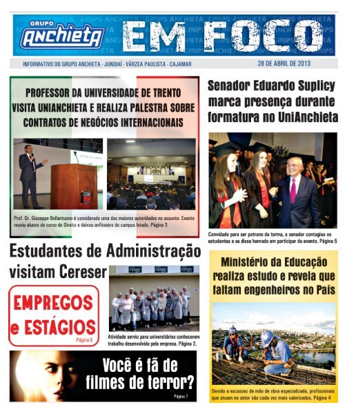 28 de abril - Faculdades Padre Anchieta