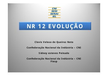 nr 12 evolução - Associação Brasileira da Indústria de Máquinas e ...