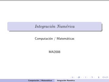 Integración Numérica