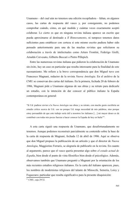 miguel de unamuno frente al modernismo religioso - Gredos ...