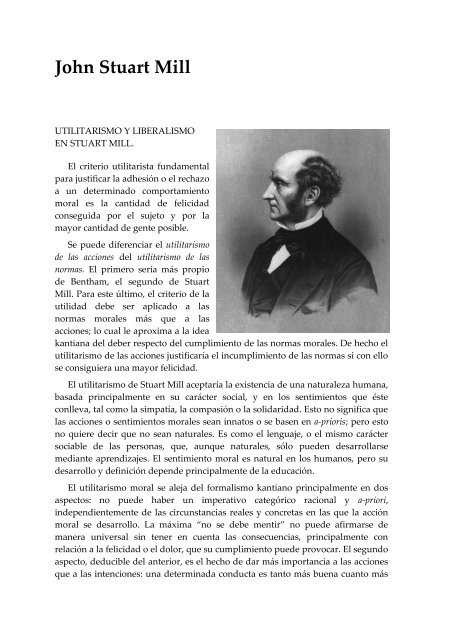 John Stuart Mill - Materials De Filosofia