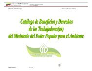 Dependencia: - Ministerio del Poder Popular para el Ambiente