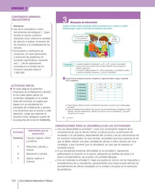 Texto Matemática - Ministerio de Educación